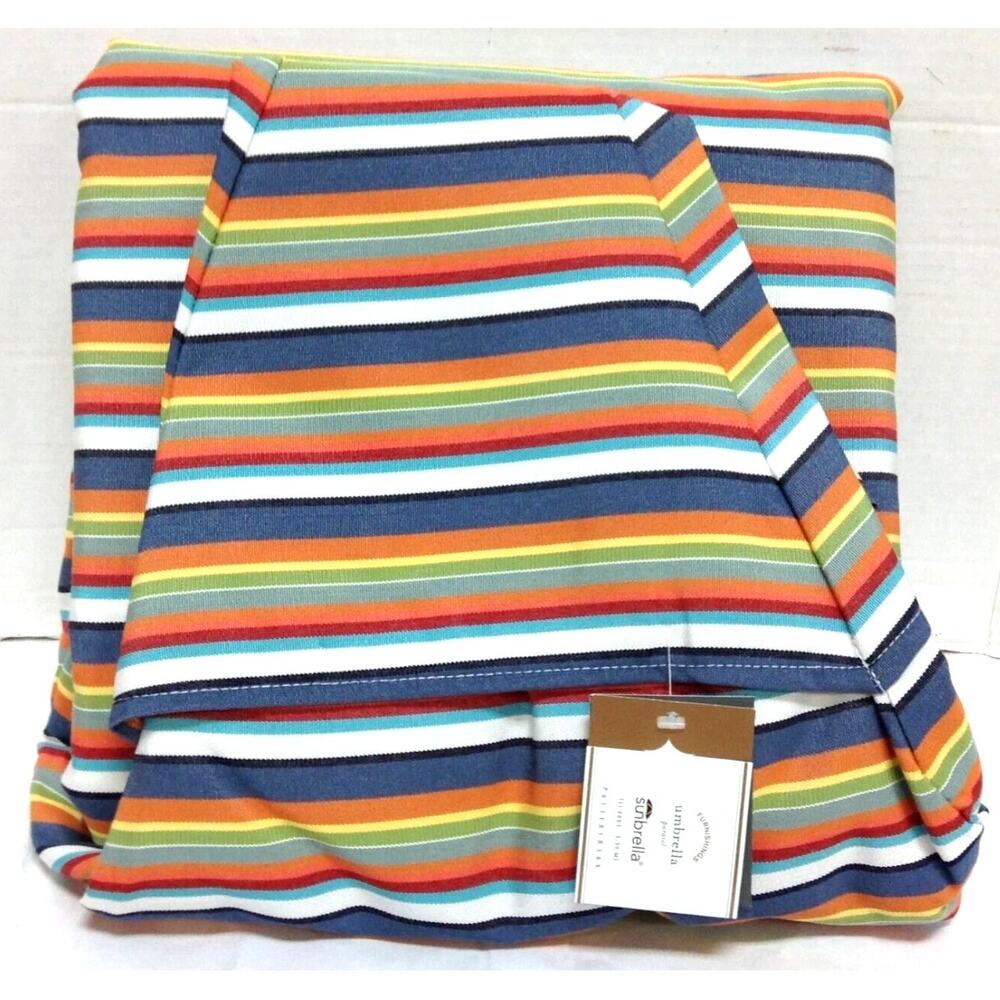Pottery Barn SUNBRELLA Replacement Umbrella Canopy 11' Round | Newport Stripe
